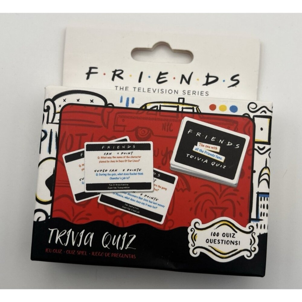 Friends Trivia Quiz Game the one with all the friends fans 100 quiz questions